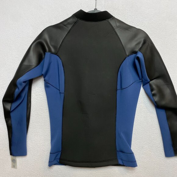 Rip Curl Wetsuit Top Mens M Blue Aggrolite E5 Neoprene Jacket - Picture 8 of 11
